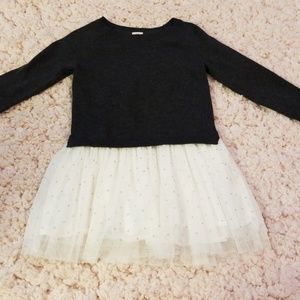 Holiday Sparkle White Dress Girl